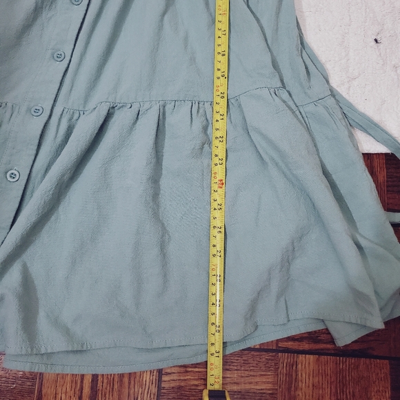 Ditsy Drop Waist flare Dress with waist belt- NWOT- Size small - Picture 13 of 16